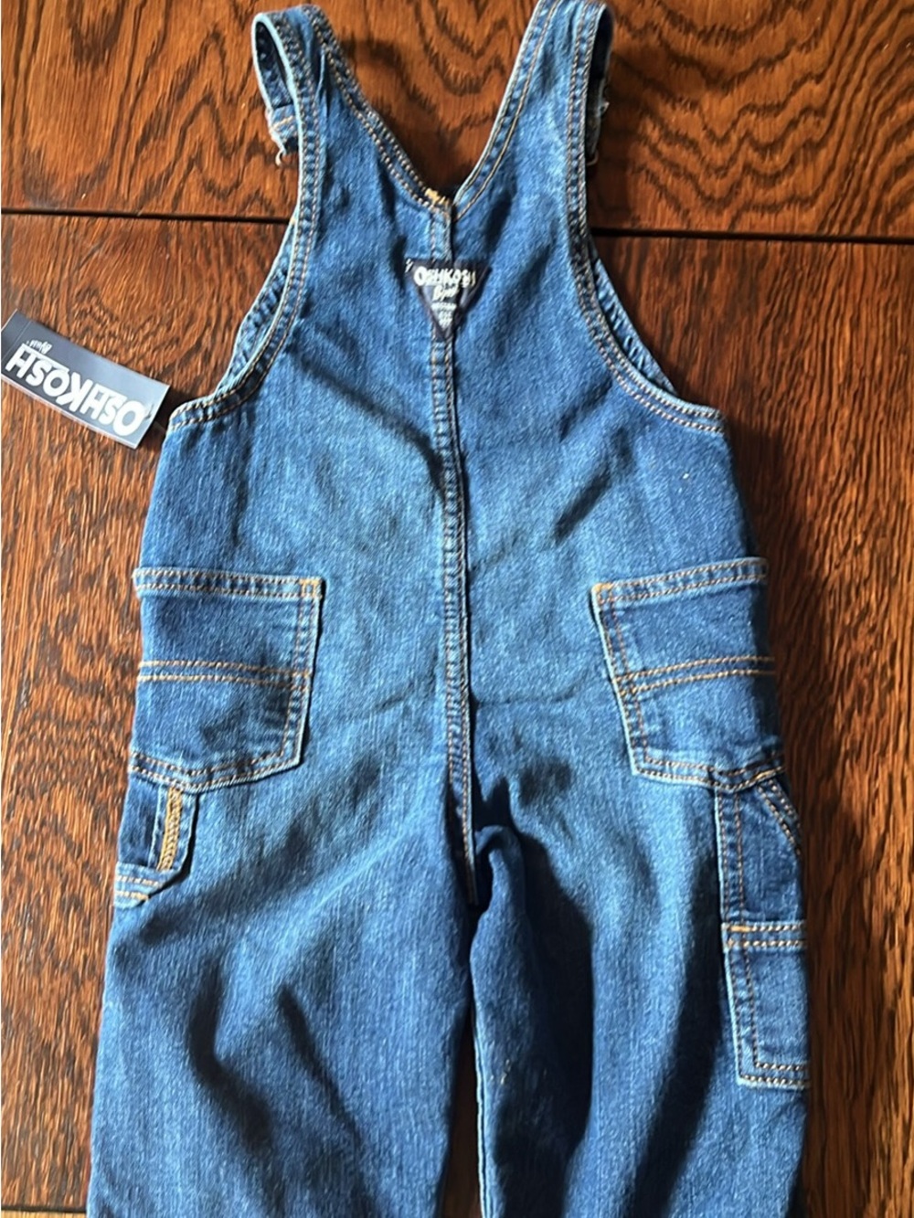 OshKosh B'gosh Blue Denim Kids Overalls - Picture 2 of 2
